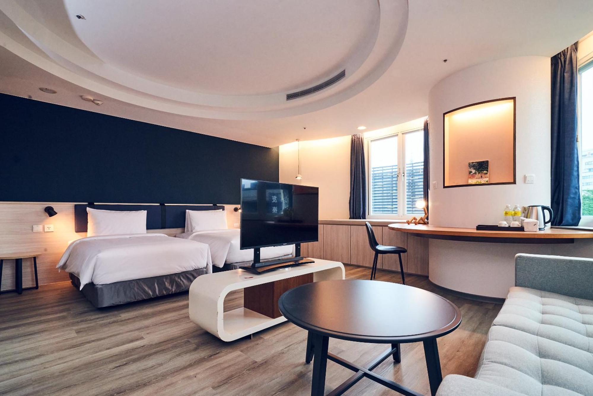 CHECK inn Select Taipei Nangang Bagian luar foto
